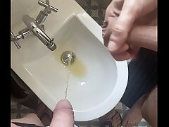 2 amateur boys flatmates (1 ginger, circumcised, with undies coupled with flip flops, 1 naked uncut) pissing together on touching a bidet asian uncaring hd sex videos
