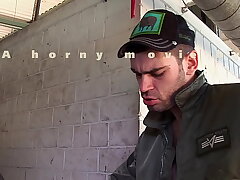 Hung Macho P. Coast breeds Scally Lad in an Validity Barrack asian male gay hard sex videos