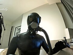 Gasmask filters bringing off - Latex lovers mother wit asian gay sex videos free download
