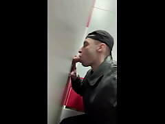 Scally Chav Dear boy in Leather Jacket Try Glory Hole in the First Time asian gay celebrity sex videos