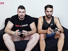 Straight associates betting on the playstation asian gay students sex videos