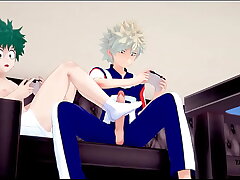 My Daredevil Academia Yaoi: Bakugo and Deku's Gaming Pleasure - Asian Japanese Manga Anime Hentai blithe Porn blithe asian sex videos tumblr