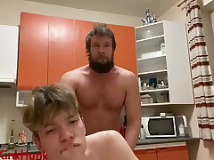 An angry Russian bear fucks a 19-year-old twink in the kitchen china gay asian sex videos