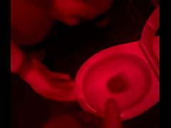 Inferior boy watches his friend pee in the club's toilets, lends him a supportive hand and gets hard... asian gay sex videos solitary fans