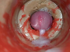 Camera 4k in Vagina toy, Cervix POV, Creampie, Fucking breed me ASMR sexual connection asian hit jubilant sexual connection videos
