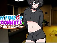 MY FEMBOY ROOMMATE – SPECIAL WEEKEND #02 better half asian gay sex videos