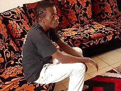 Black African Twink Strokes His Obese Dick coupled with Cums hot asian hunk best gay sex videos