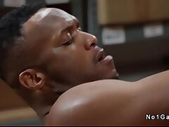 Interracial gay anal sex of co workers in stock-in-trade gay sex videos clips asian bodies