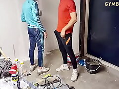 Two Guy Asian construction workers fuck  open-air asian jubilant making love hd videos