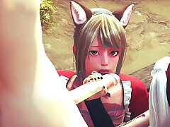 Yaoi Femboy - Threesome Femboys Hard Sex - Sissy crossdress Japanese Asian Manga Anime Recreation Porn Gay asian videos sex gay