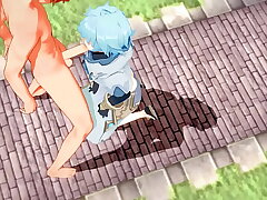 Genshin Impact Yaoi - Tartaglia x Chongyun HardSex - Sissy crossdress Japanese Asian Manga Anime Entertainment Porn Elated asian evil Elated sex videos